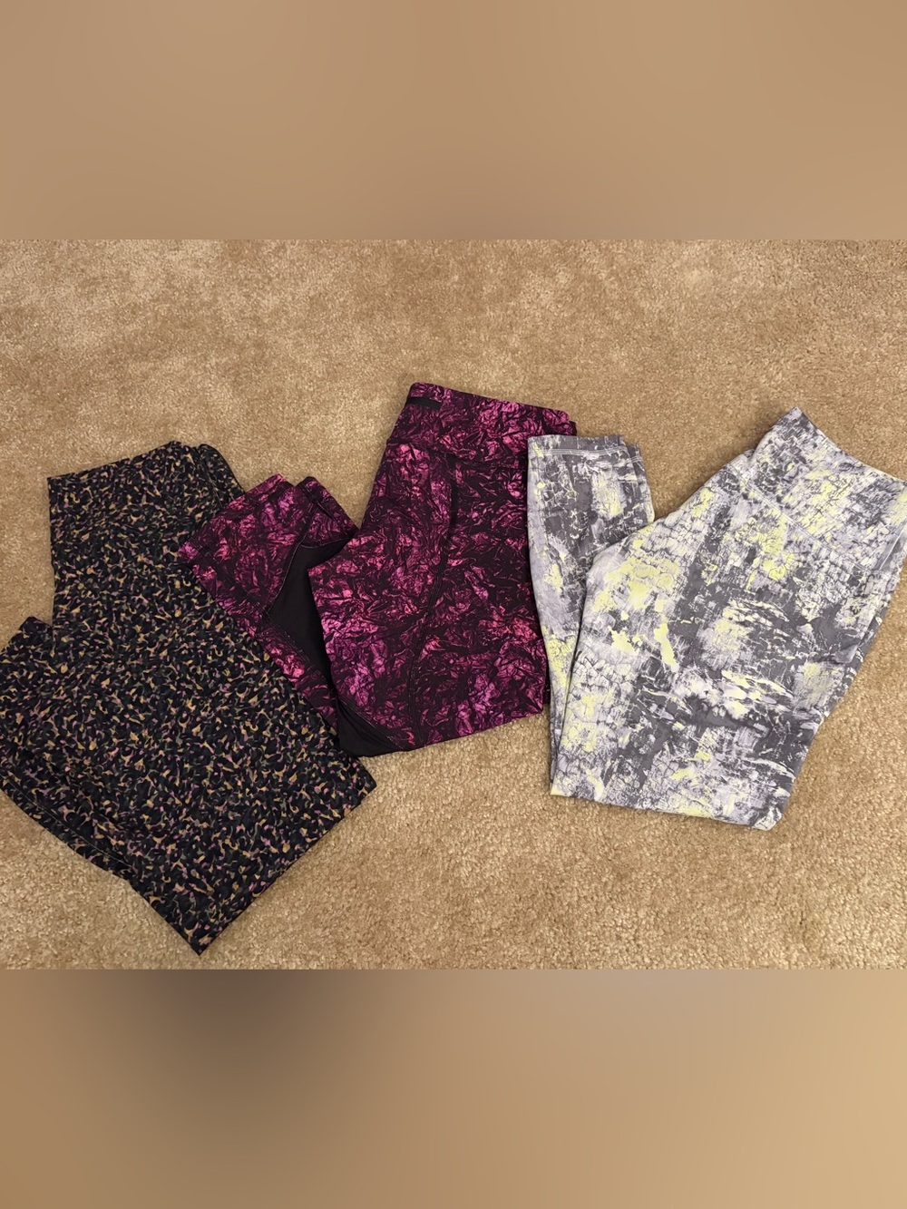 3 pairs Lululemon L Leggings